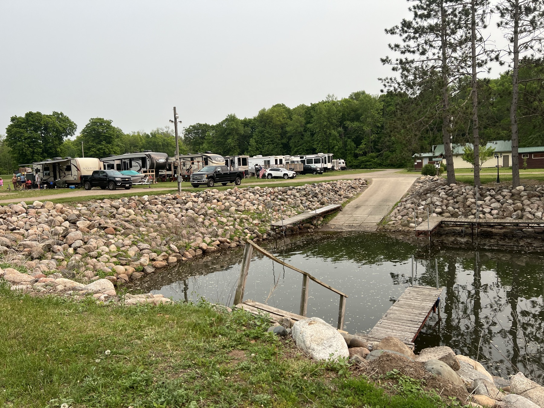 Wilderness Beach Resort harbor and boat launch view 2