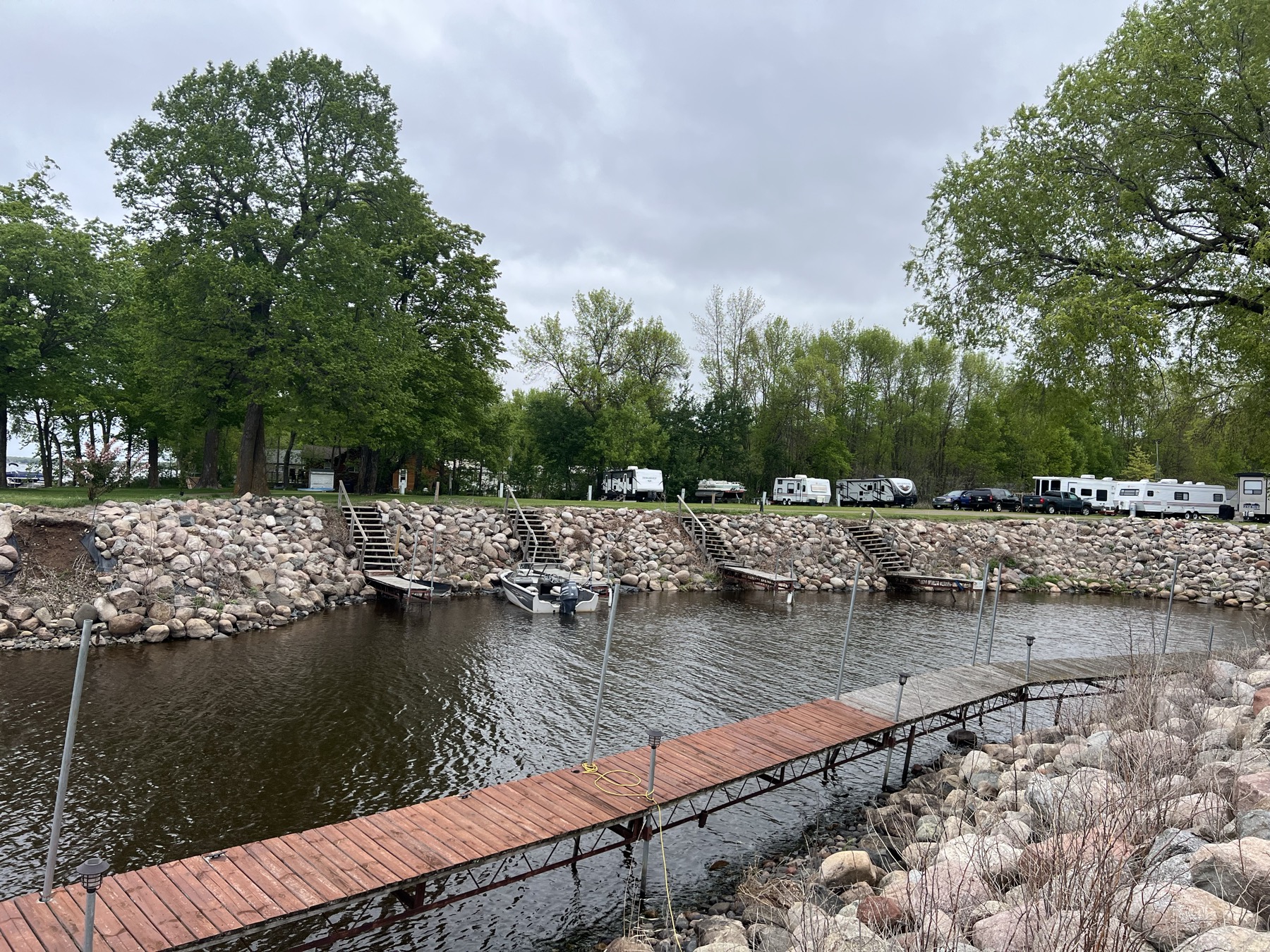 Wilderness Beach Resort harbor and boat launch view 6