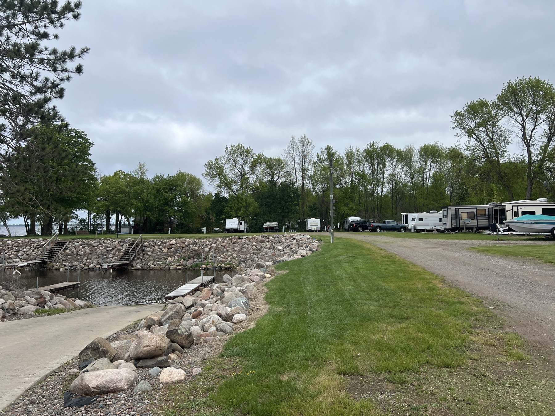 Wilderness Beach Resort harbor and boat launch view 11