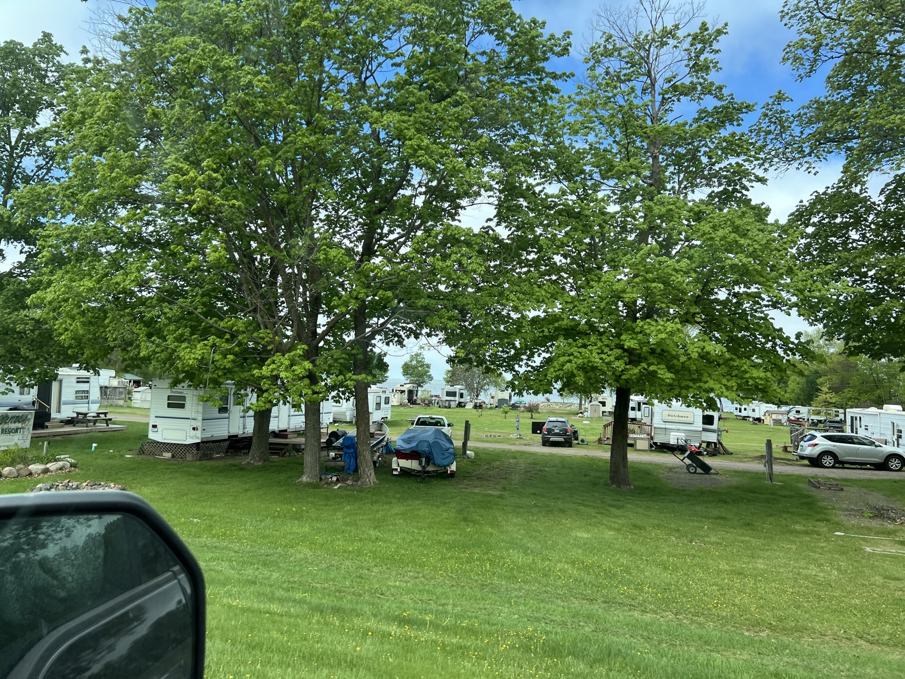 Wilderness Beach Resort resort grounds and RV area view 9