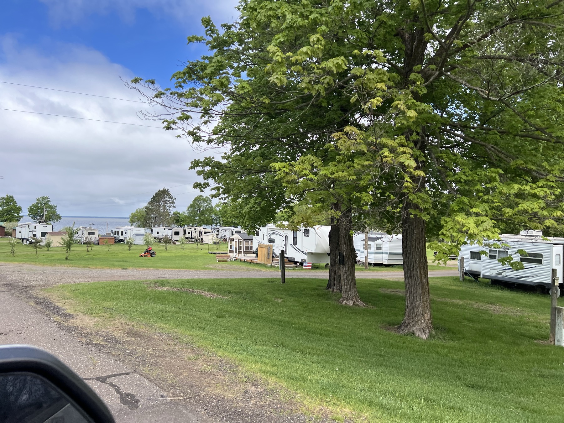 Wilderness Beach Resort resort grounds and RV area view 12