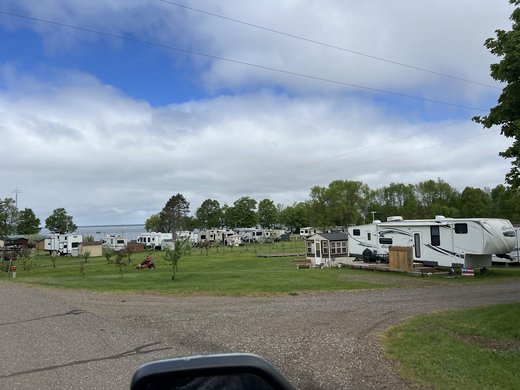 Wilderness Beach Resort resort grounds and RV area view 14